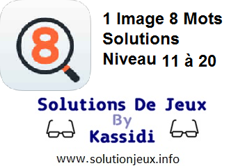 1 Image 8 Mots Niveau 11,12,13,14,15,16,17,18,19,20 Solutions