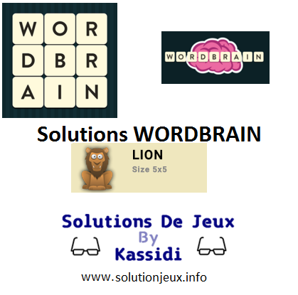 18 wordbrain lion solutions