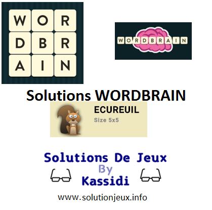 19 wordbrain ecureuil solutions
