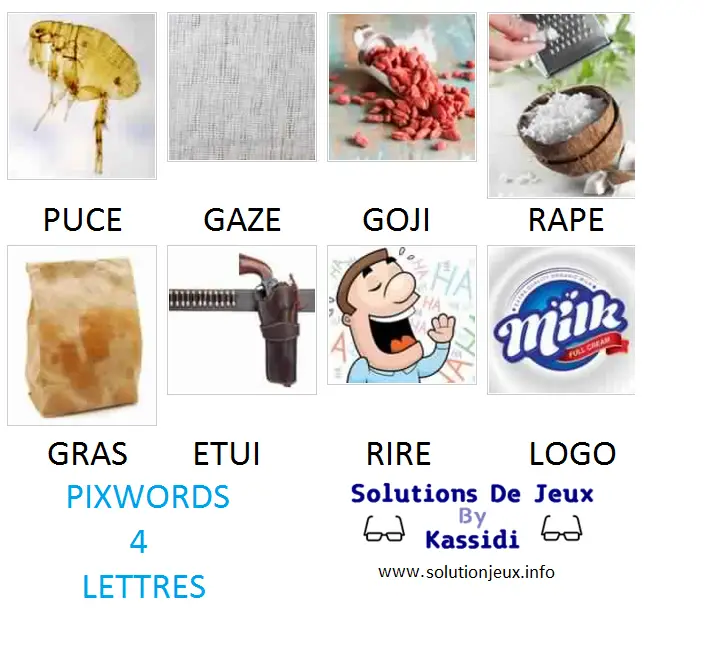 Pixwords solutions mots à 4 lettres – suite 13