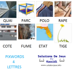Pixwords solutions mots à 4 lettres info 21