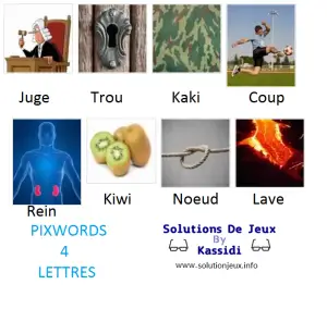 Pixwords solutions mots à 4 lettres info 9