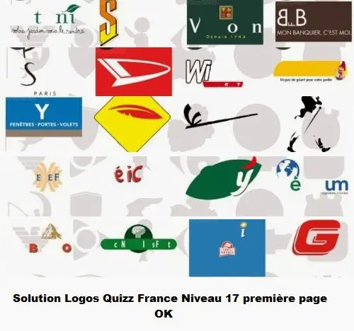 Logos Quizz France niveau 17