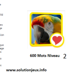 solution 600 mots niveau 2