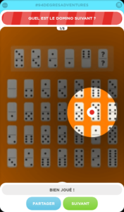 94 degres adventures domino suivant