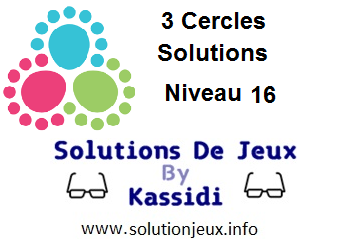 3 cercles niveau 16 solutions