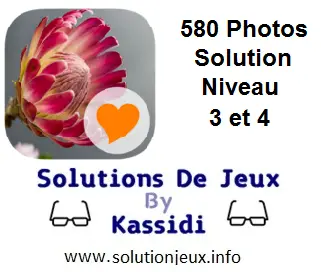 580 Photos Niveau 3 et 4 solution