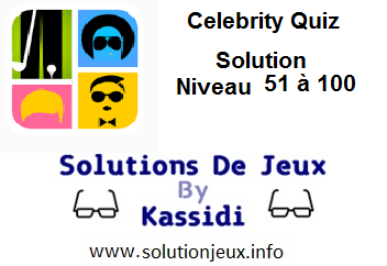 Celebrity Quiz Bubbles niveau 51 - 100