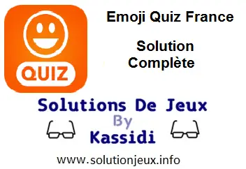 Emoji Quiz France réponses