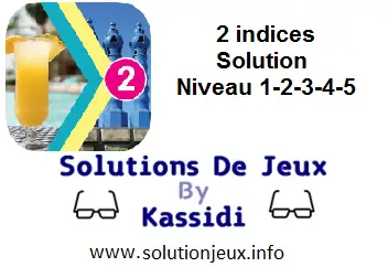 Solution 2 indices niveau 1-2-3-4-5